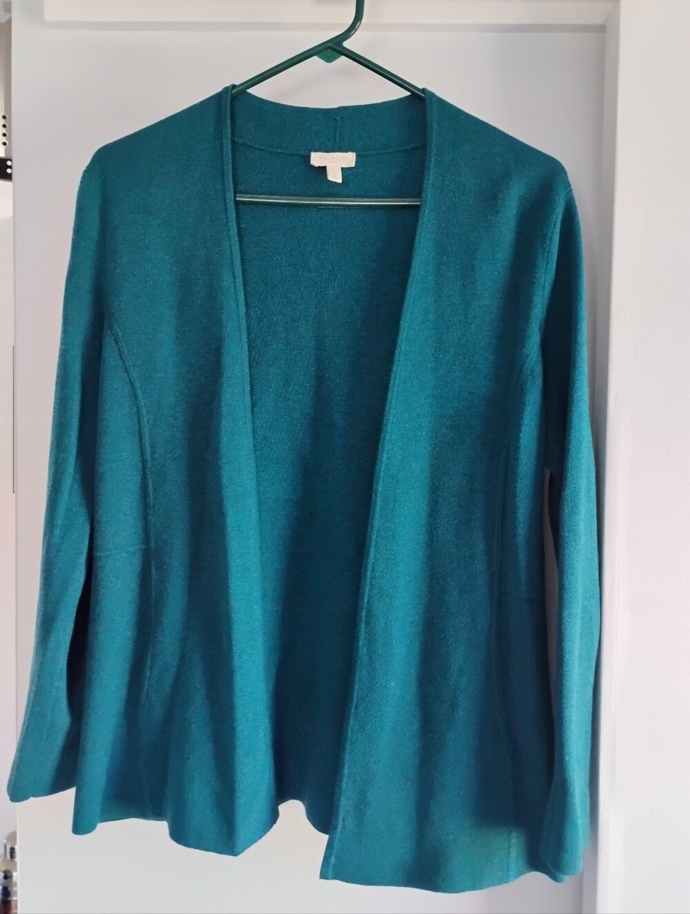 Talbots Teal Cardigan